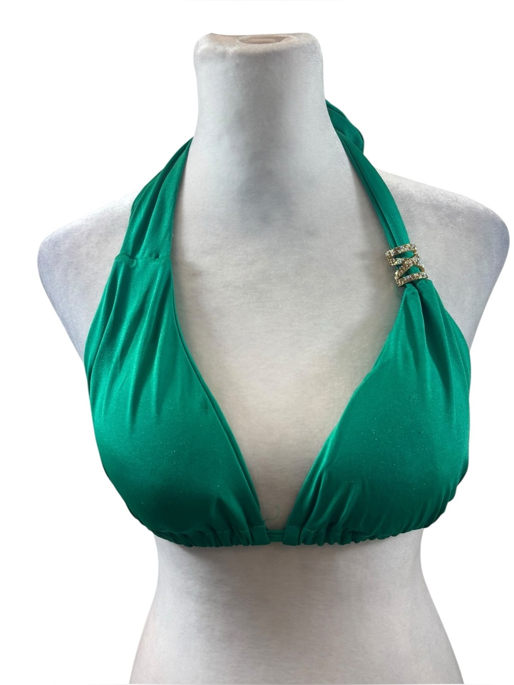 Dolcessa Swimwear Green Bikini‎ Top Size XL